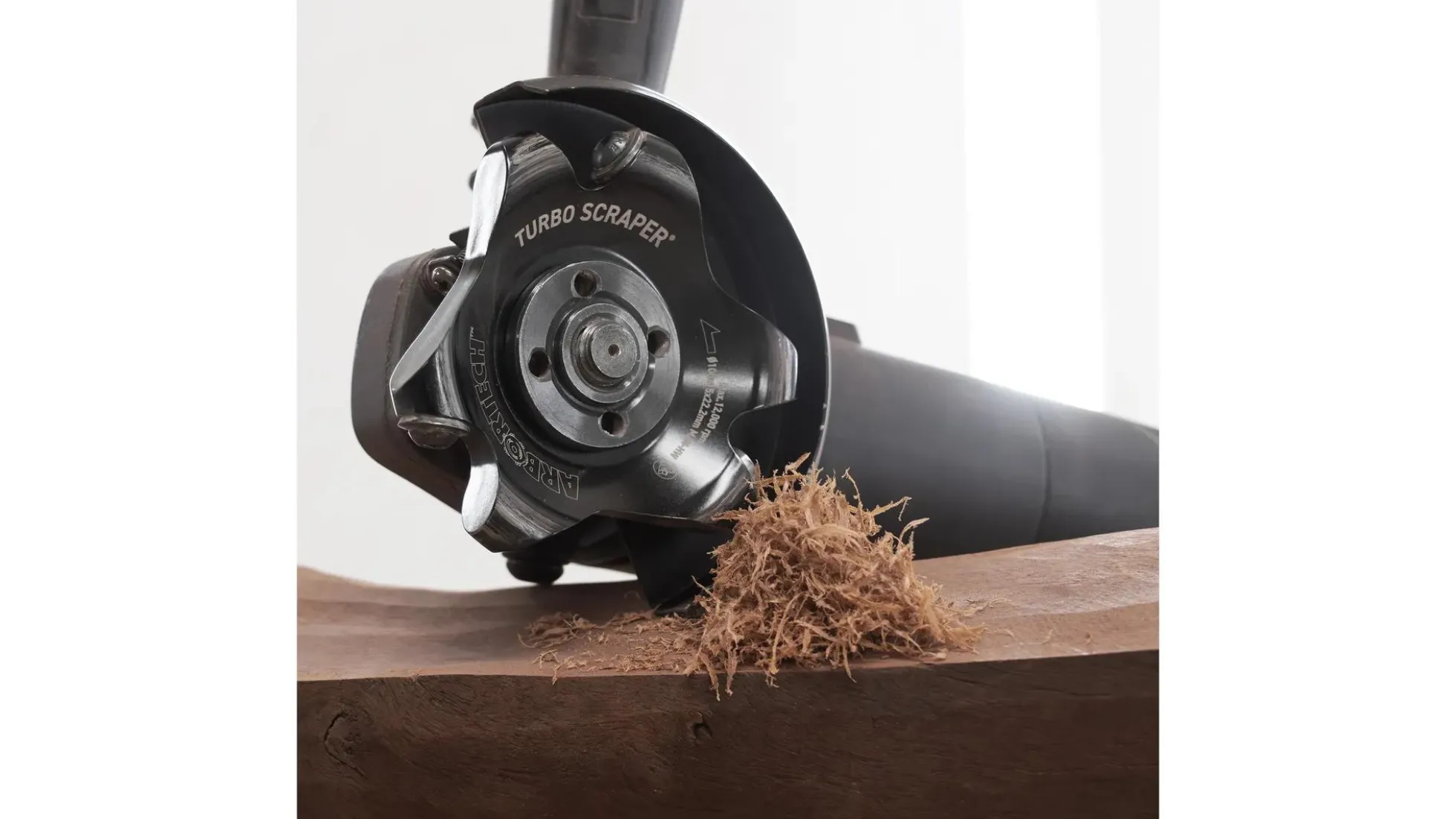 Arbortech SET Power Carving Unit und TURBO Scraper