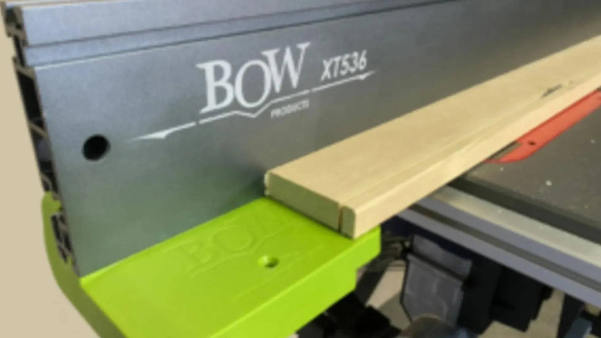 Auflageflächen für BOW XT-Anschlag