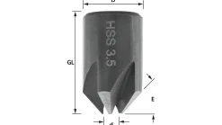Aufsteckversenker HSS-G Ø 3,5 mm