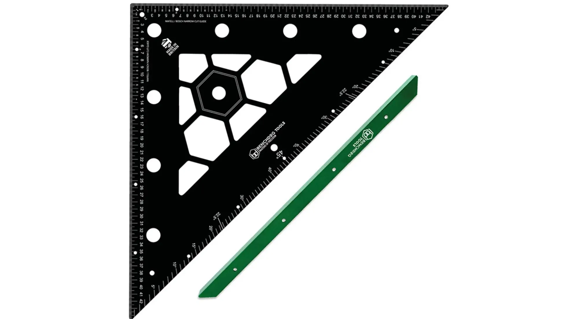 Benchdog Tools Präzisions Anreißwinkel BD450PT inkl. Wandhalterung