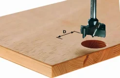 Beschlagbohrer HW Schaft 8 mm HW S8 D15