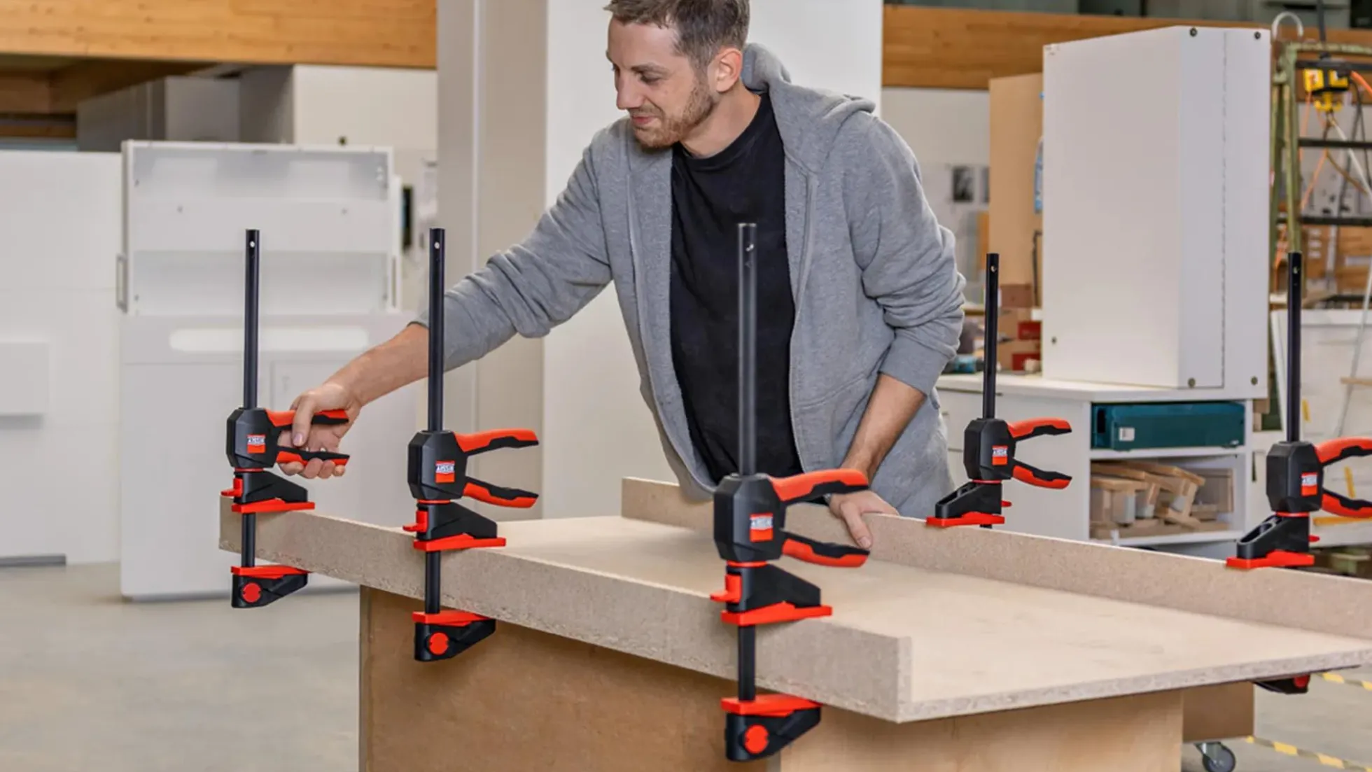 Bessey Einhandzwinge mit drehbarem Griff EZ360-15 (1 St.)