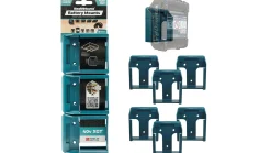 Blaue StealthMounts Akkuhalterungen für Makita 40V XGT, 6 St.