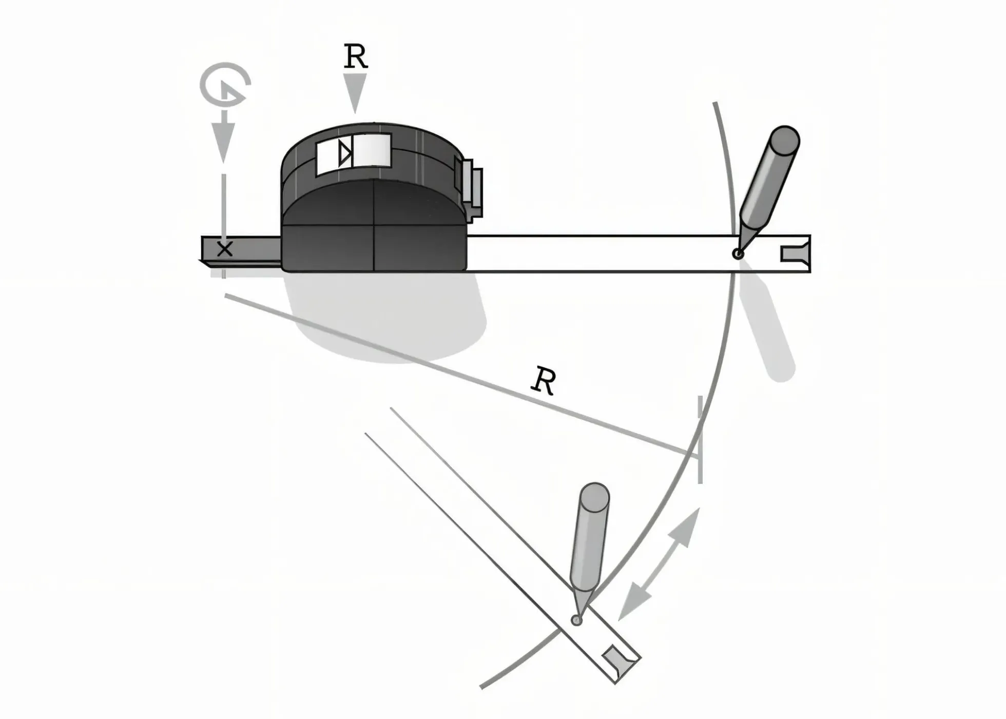 BMI Viso, Rollbandmaß 3m