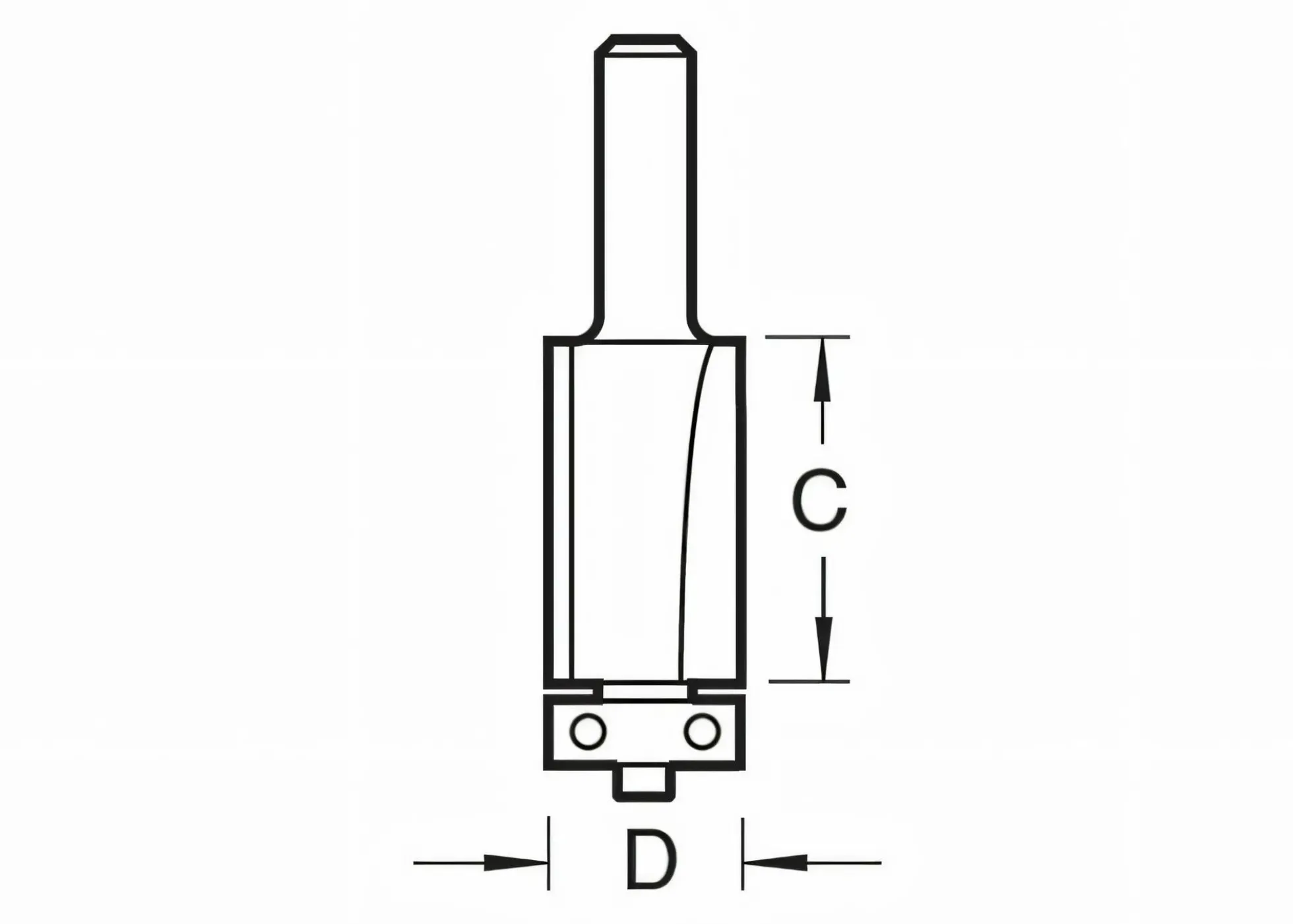 Bündigfräser HW (HM)