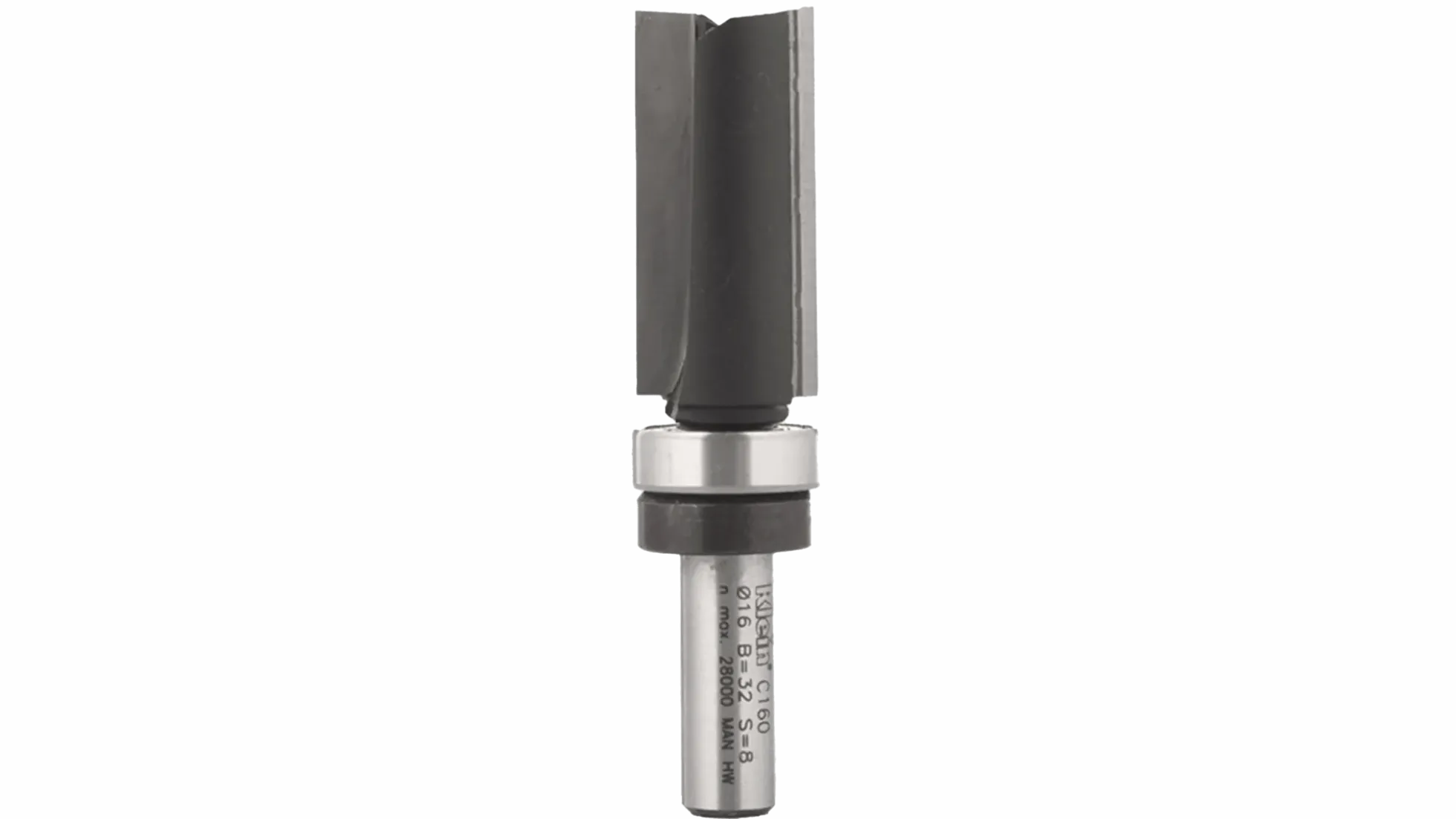 Bündigfräser mit Kugellager schaftseitig Ø 12,7 mm