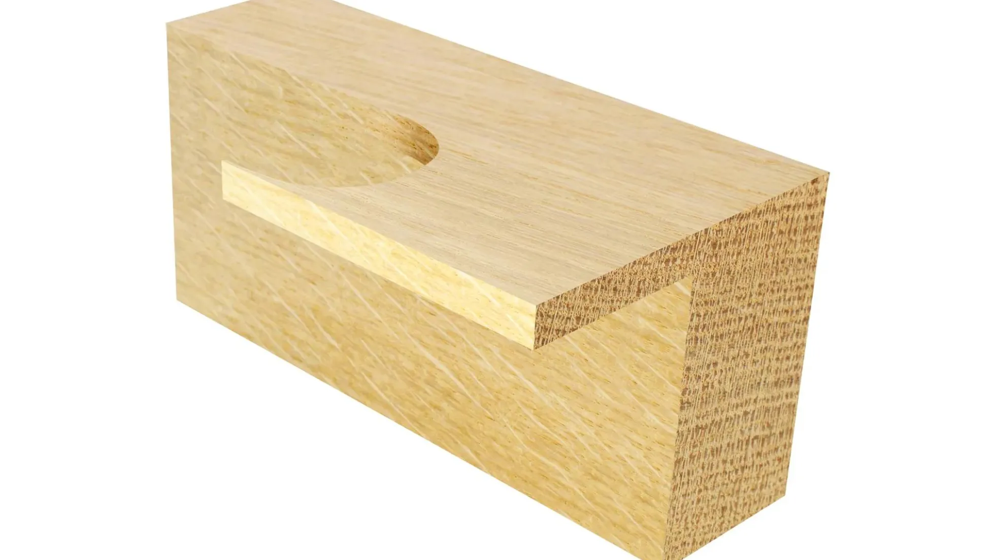 Bündigfräser mit Kugellager stirnseitig D 14 mm