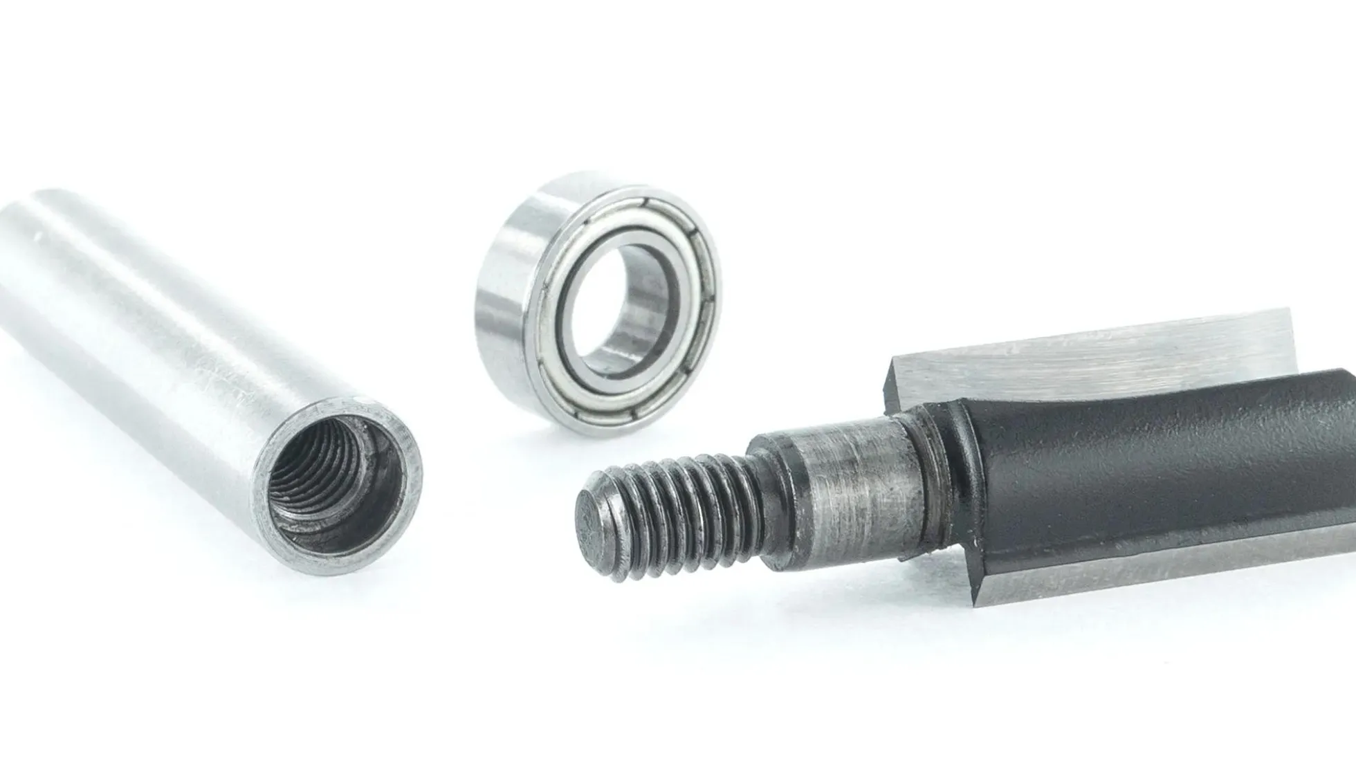 Bündigfräser Z2+1 mit KL schaftseitig Ø 12,7mm