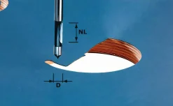 Bohrfräser HW Schaft 8 mm HW S8 D8/19