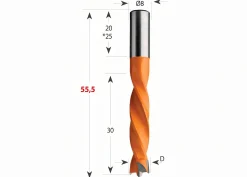 Dübelbohrer D 5 mm
