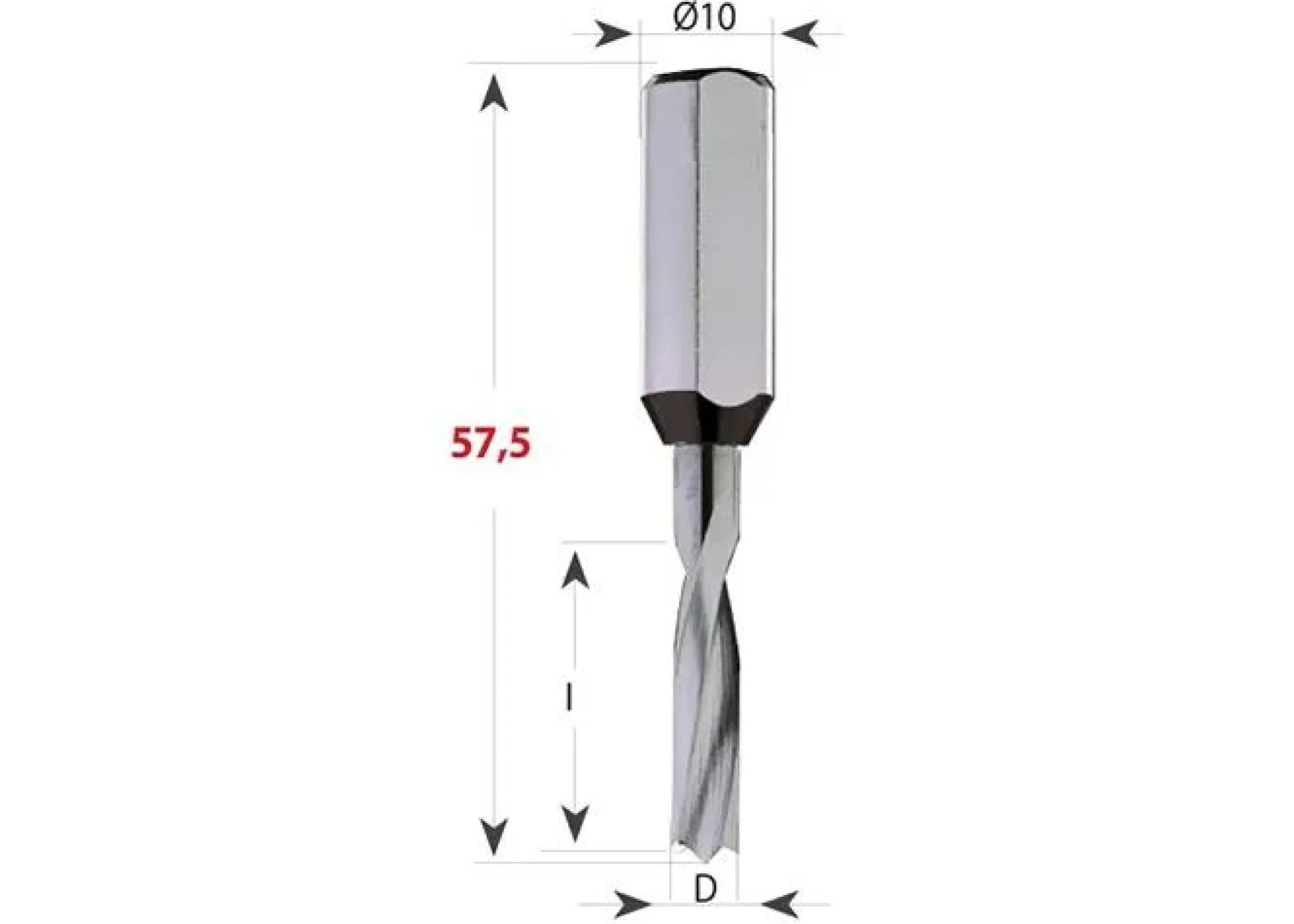 Dübelbohrer 3 mm rechts
