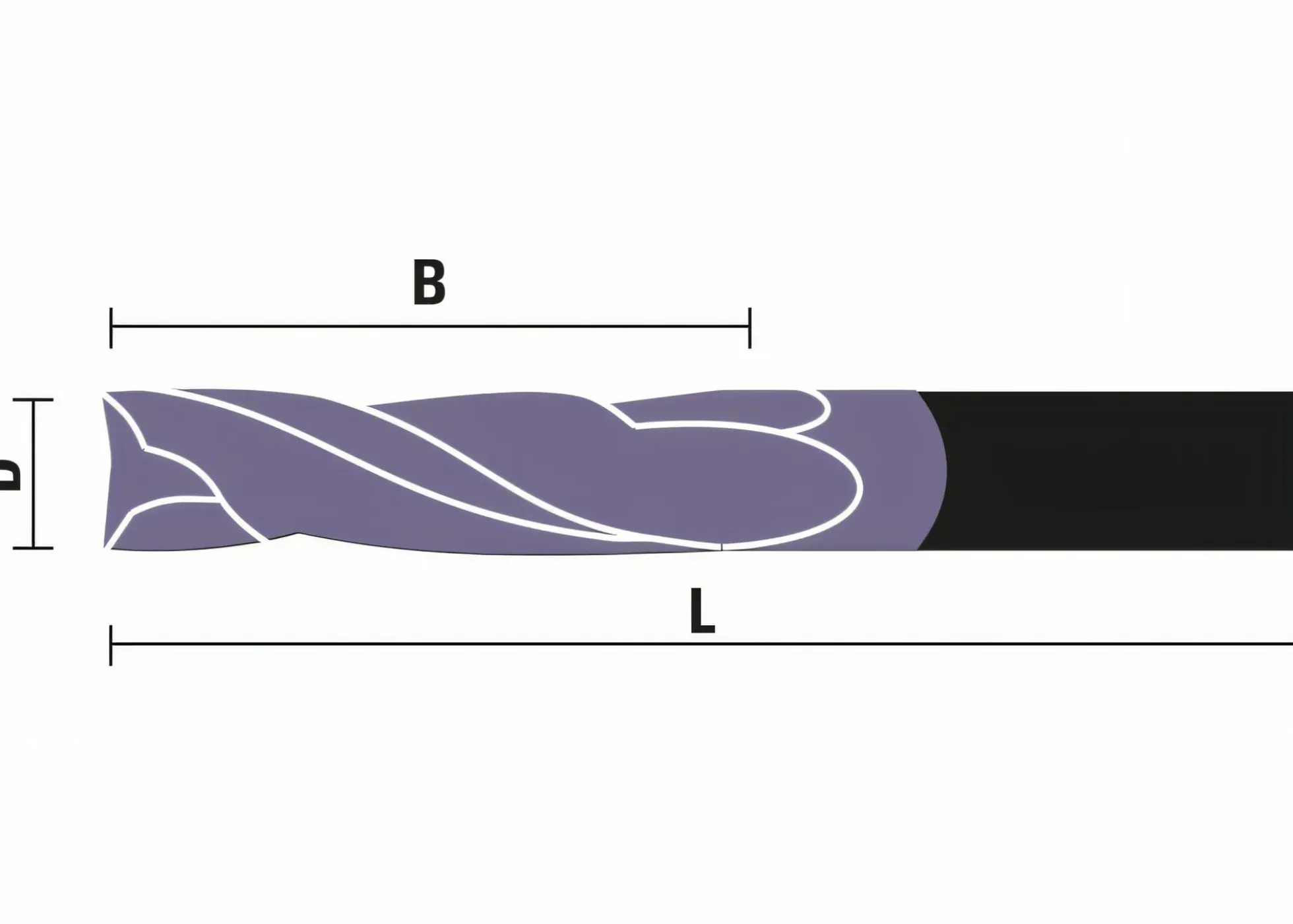 DIA® PERFORMANCE Spiralnutfräser D10 S10 LD