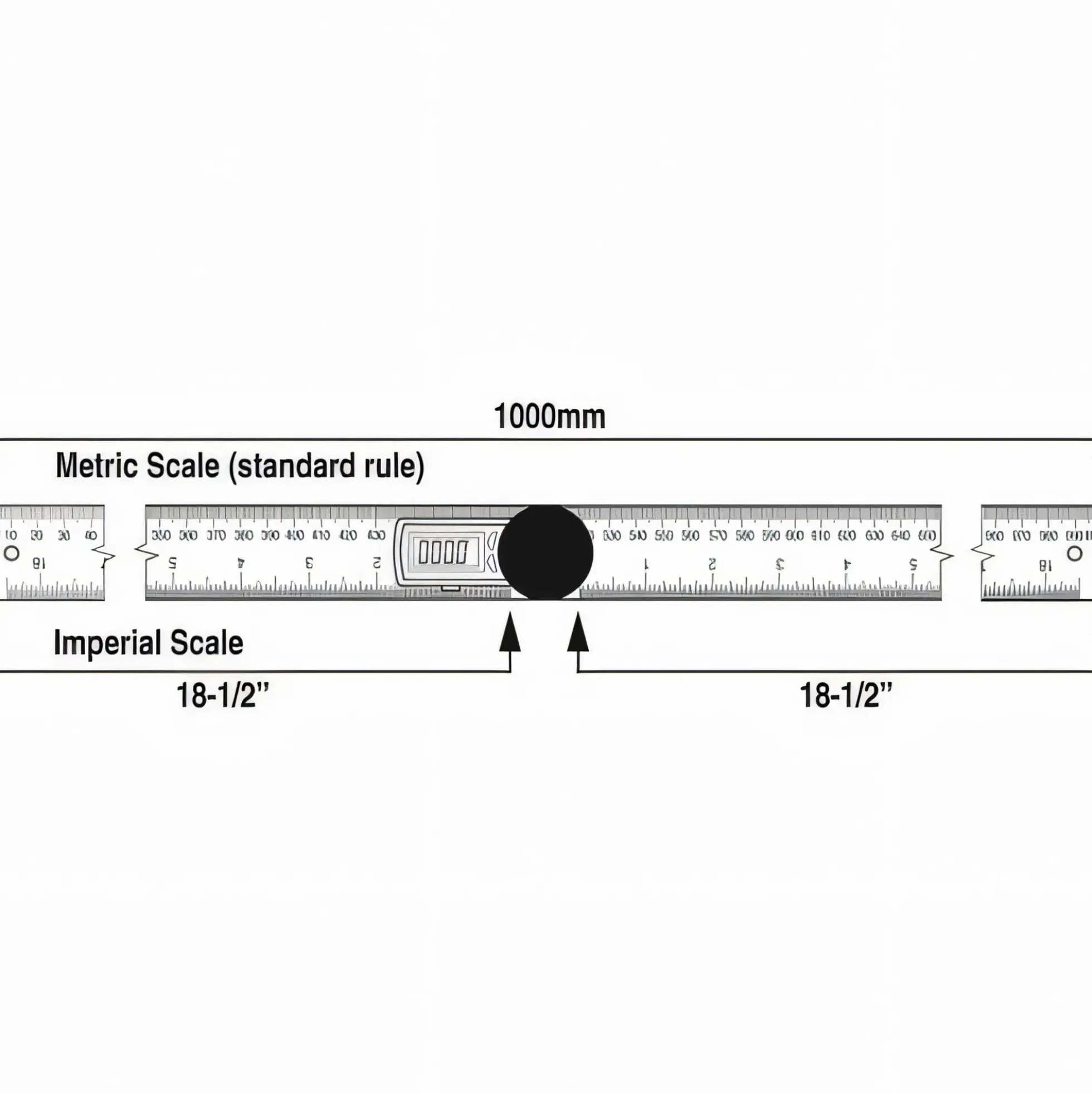 Digitaler Winkelmesser 1000 mm