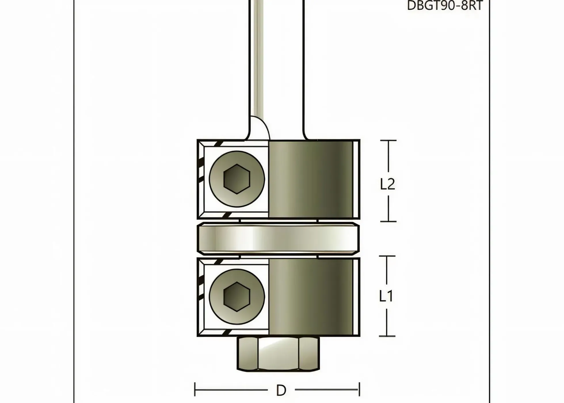 Doppel-Bündigfräser HW (HM) Z=2+2