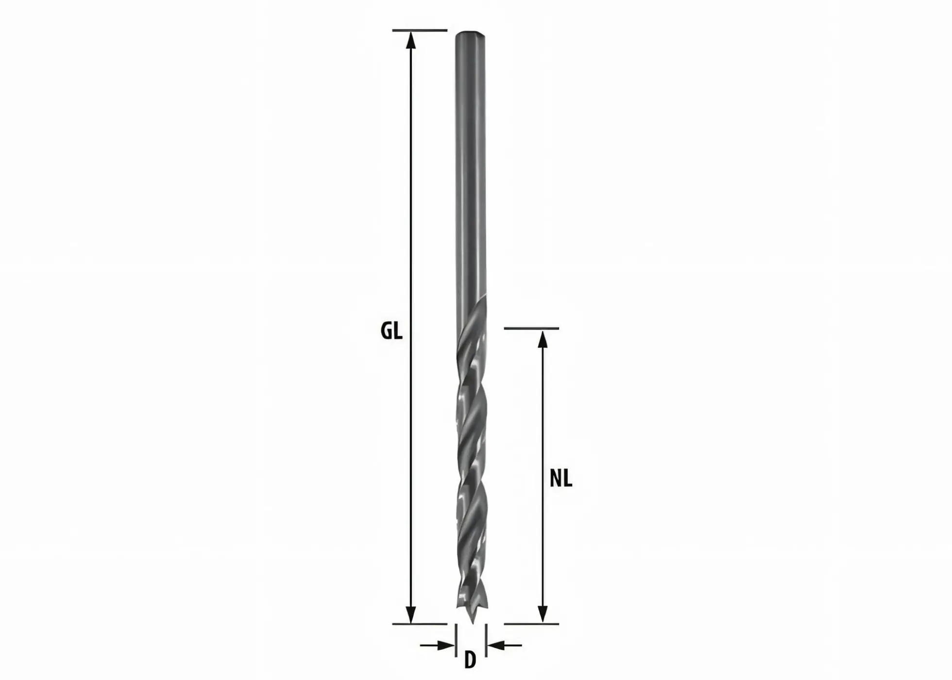 ENT Holzspiralbohrer HSS-G Ø 7,5 mm