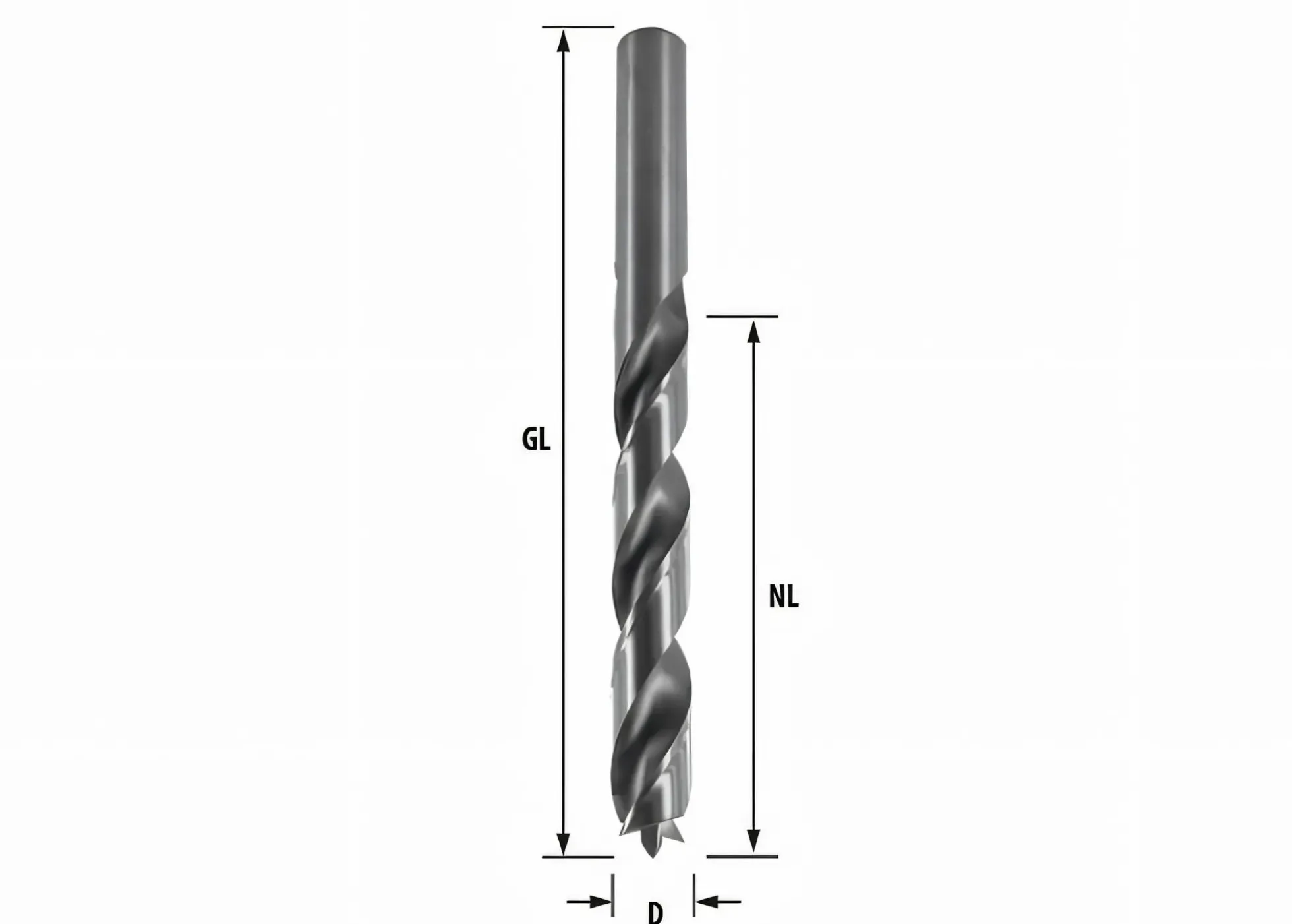 ENT Holzspiralbohrer HSS-G Ø 9,5 mm