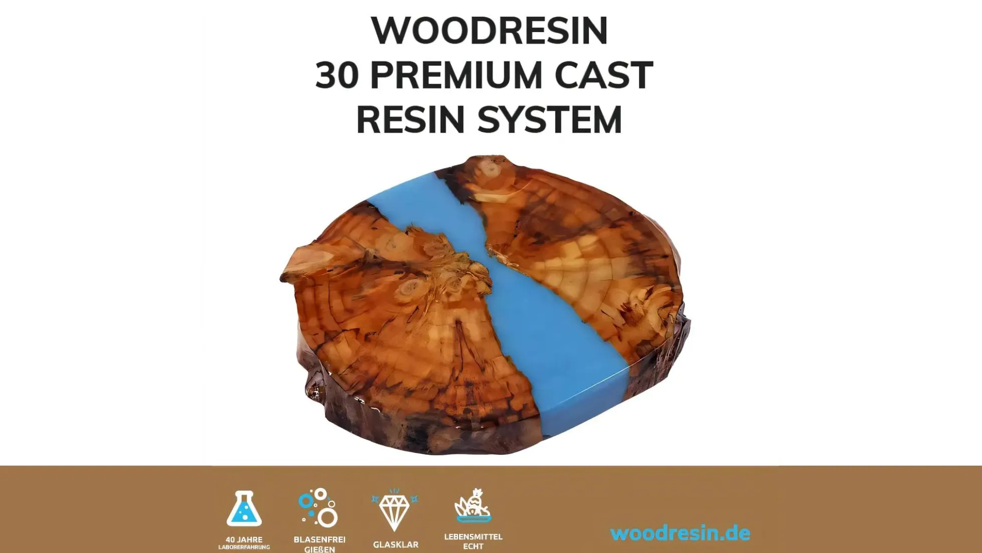 Epoxidharz Woodresin 30 Premium 1,6 kg