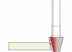 Fasefräser CorianZ2 75°