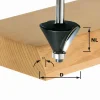 Fasefräser HW Schaft 8 mm HW S8 D36/45°