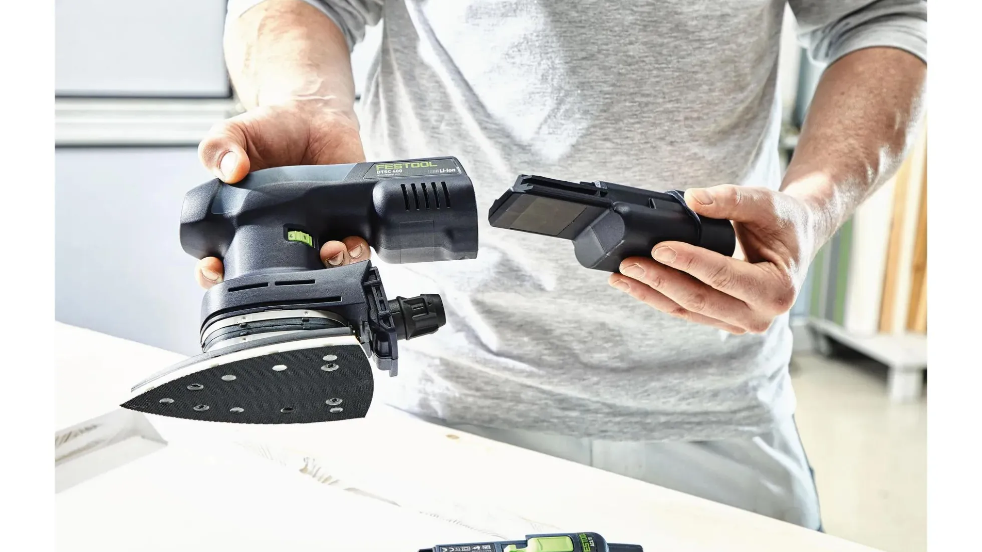 Festool Akku-Deltaschleifer DTSC 400 3,1 I-Plus