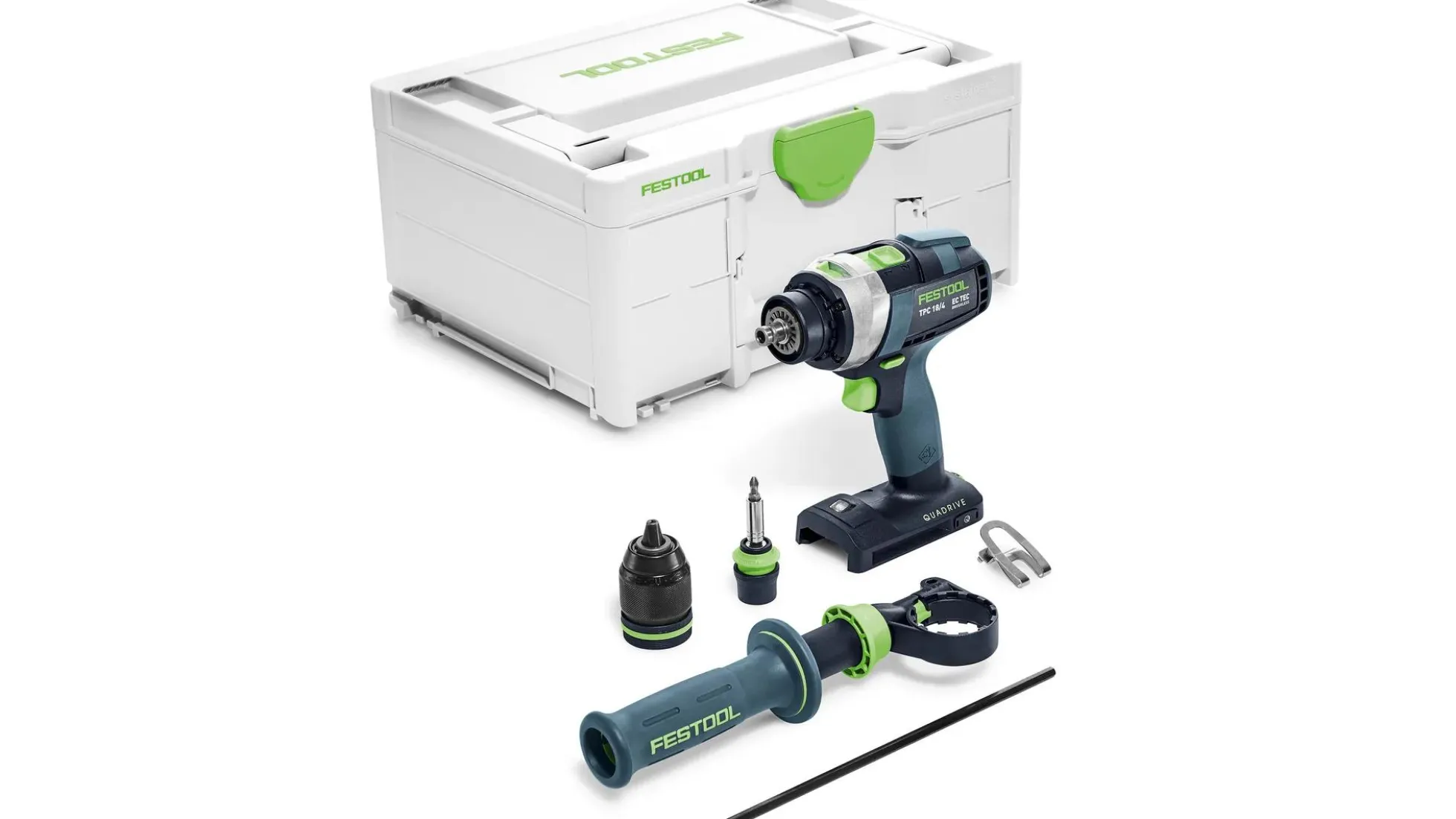 Festool Akku-Schlagbohrschrauber TPC 18/4 I-Basic QUADRIVE