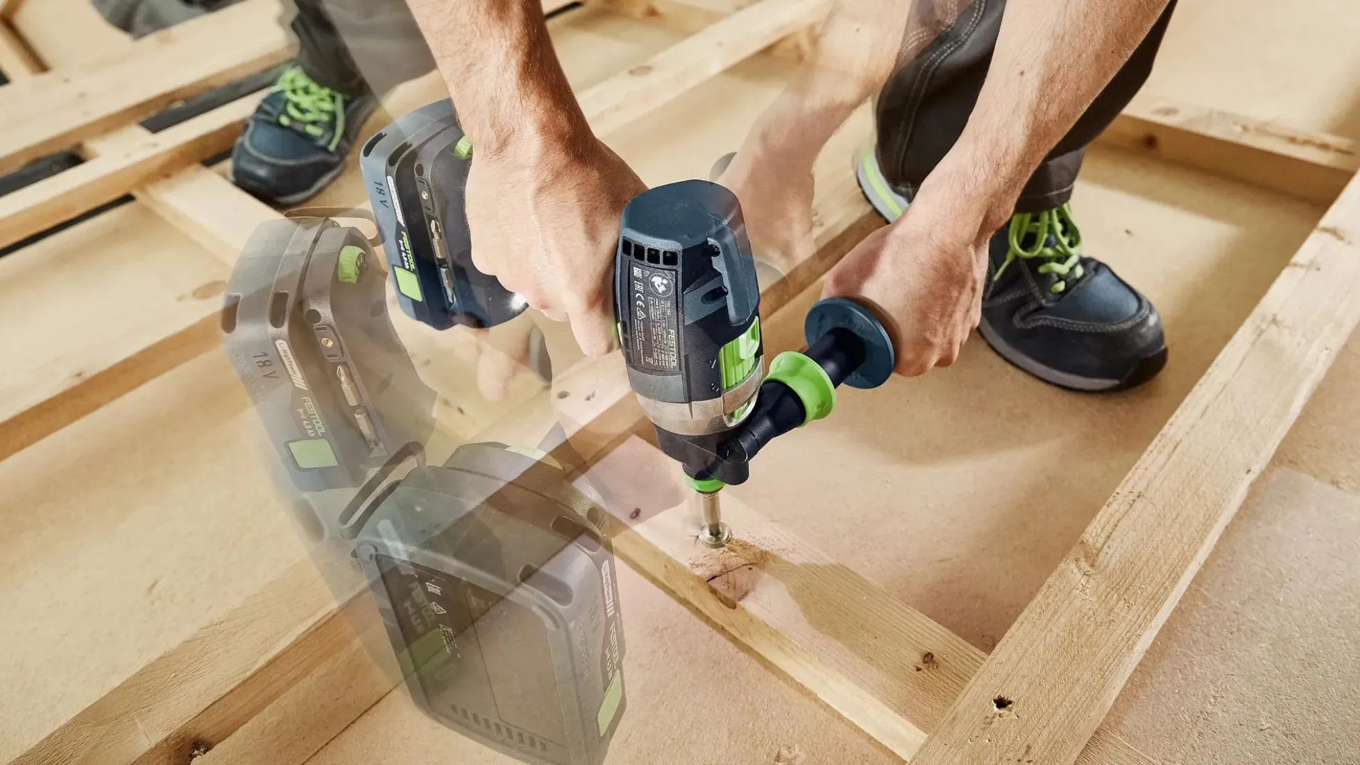 Festool Akku-Schlagbohrschrauber TPC 18/4 I-Basic QUADRIVE