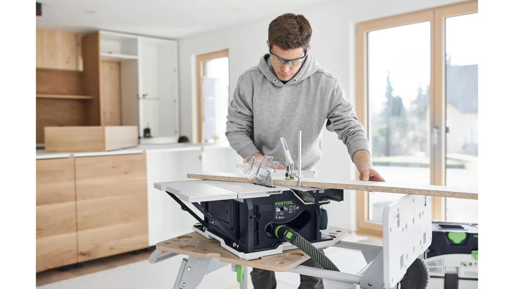 Festool Akku-Tischkreissäge CSC SYS 50 EBI-Basic-Set