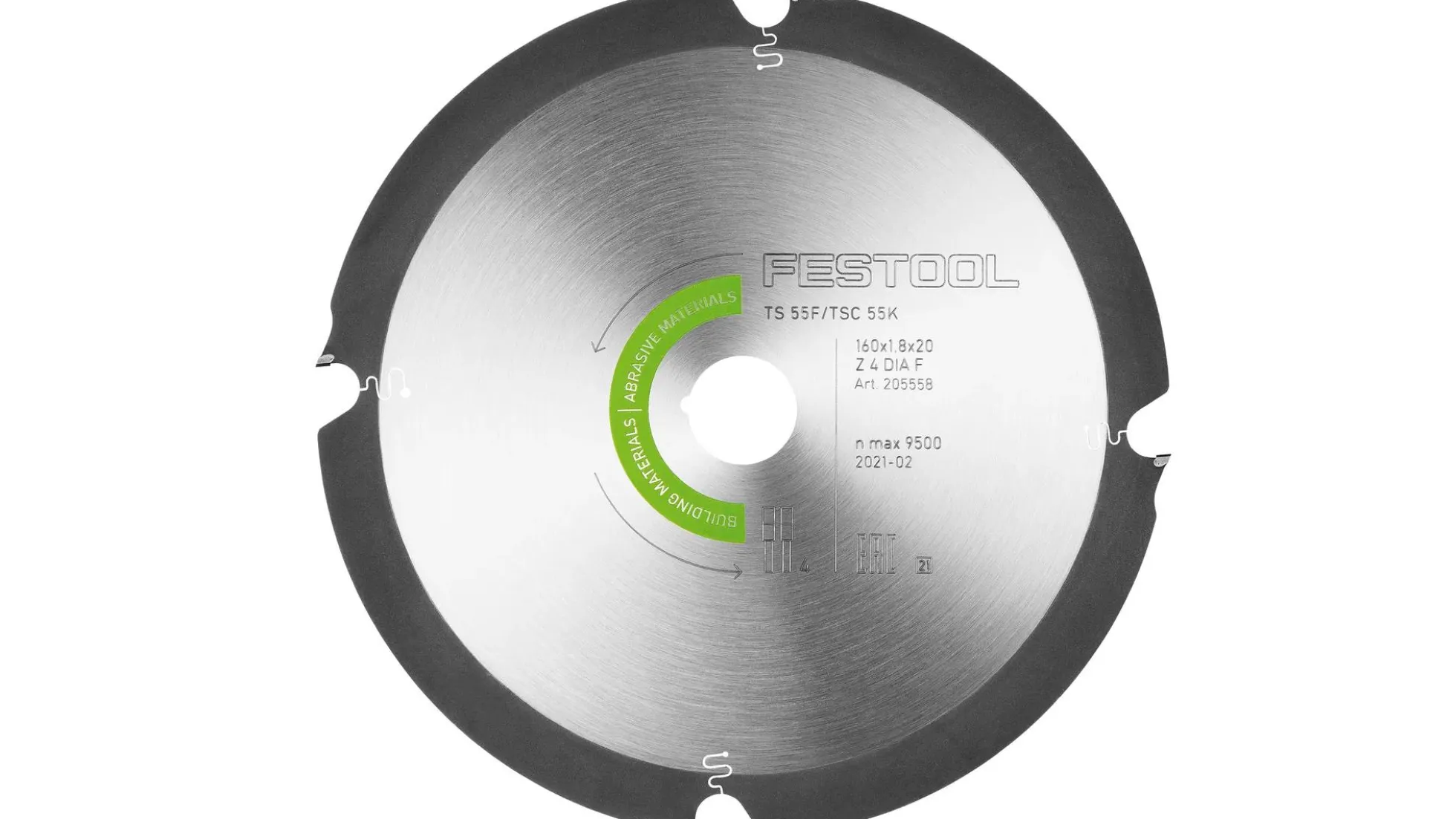 Festool Diamant-Sägeblatt DIA 160x1,8x20 F4 Abrasive Materials