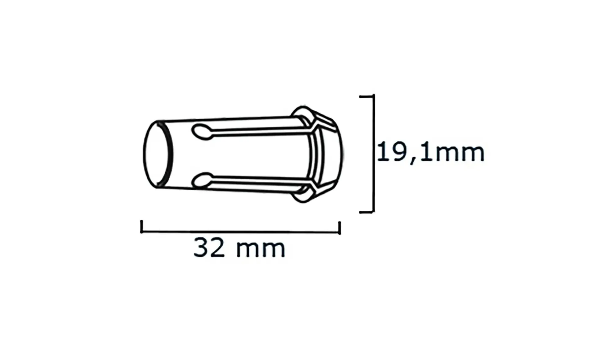 Festool Falzkopf mit Frässpindel Schaft 12 mm