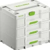 Festool Sortainer³ SYS3-SORT/3 M 337 (mit Trennstegen)