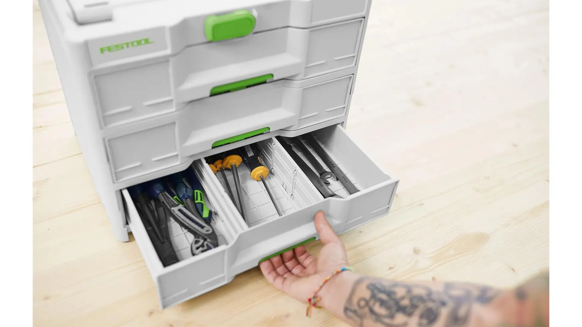 Festool Sortainer³ SYS3-SORT/3 M 337 (mit Trennstegen)