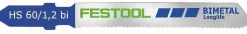 Festool Stichsägeblatt HS 75/1,2 BI/5 METAL STEEL/STAINLESS STEEL