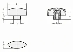 Flügelmutter M6 - 4 Stück