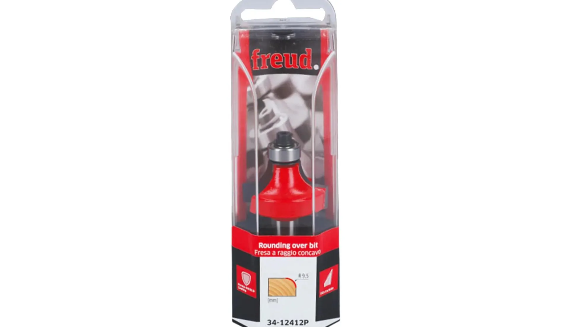 freud Abrundfräser mit Kugellager R9,5 D31,8 S12