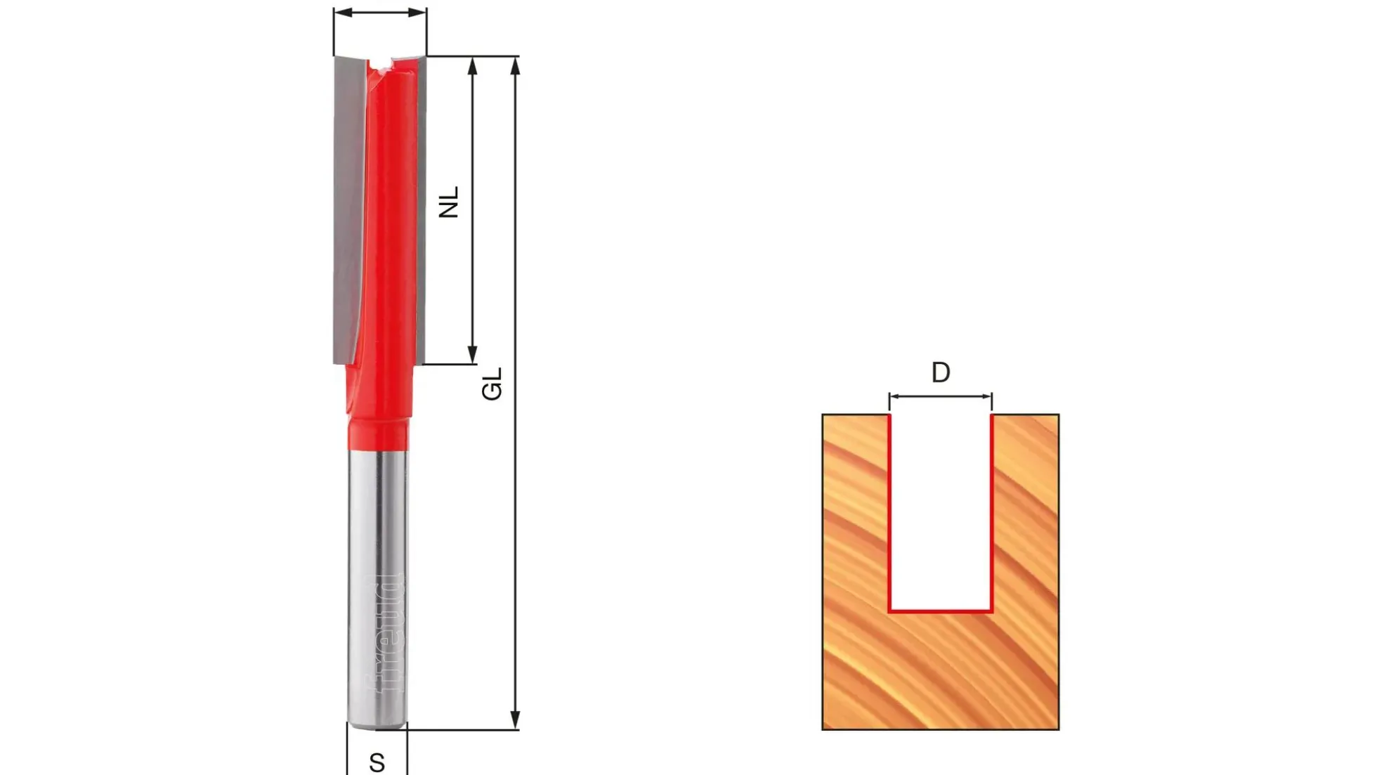 freud Nutfräser HW (HM) D10 S8