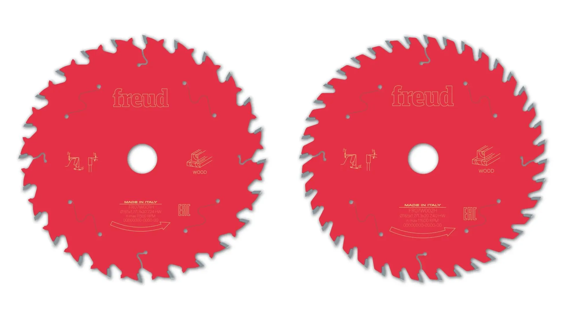 Freud TwinPack, Kreissägeblätter Ø165mm