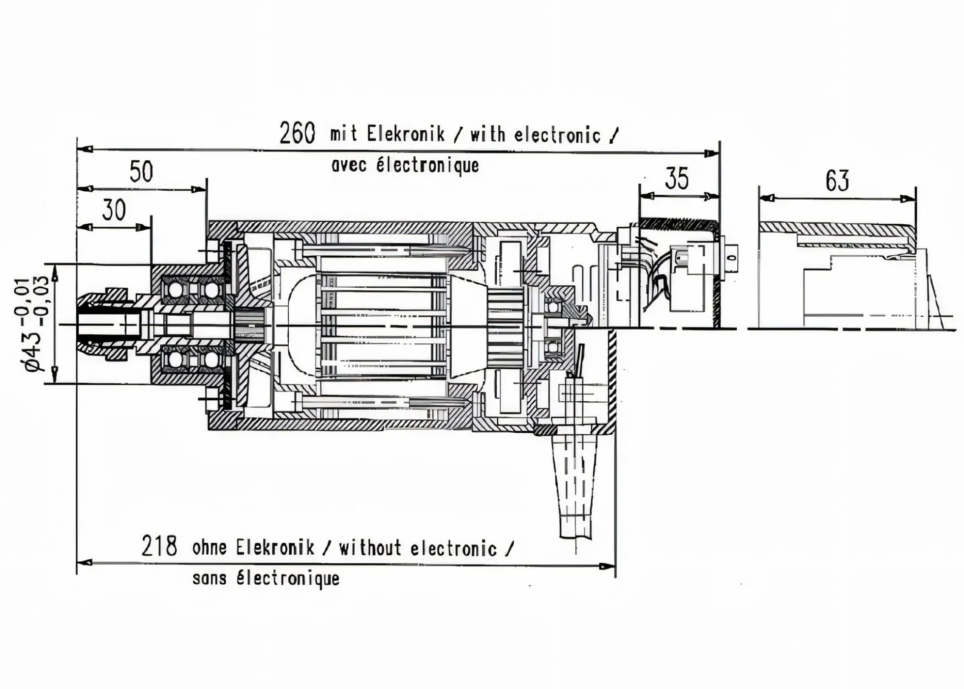 Fräsmotor Suhner UAD 25 RF