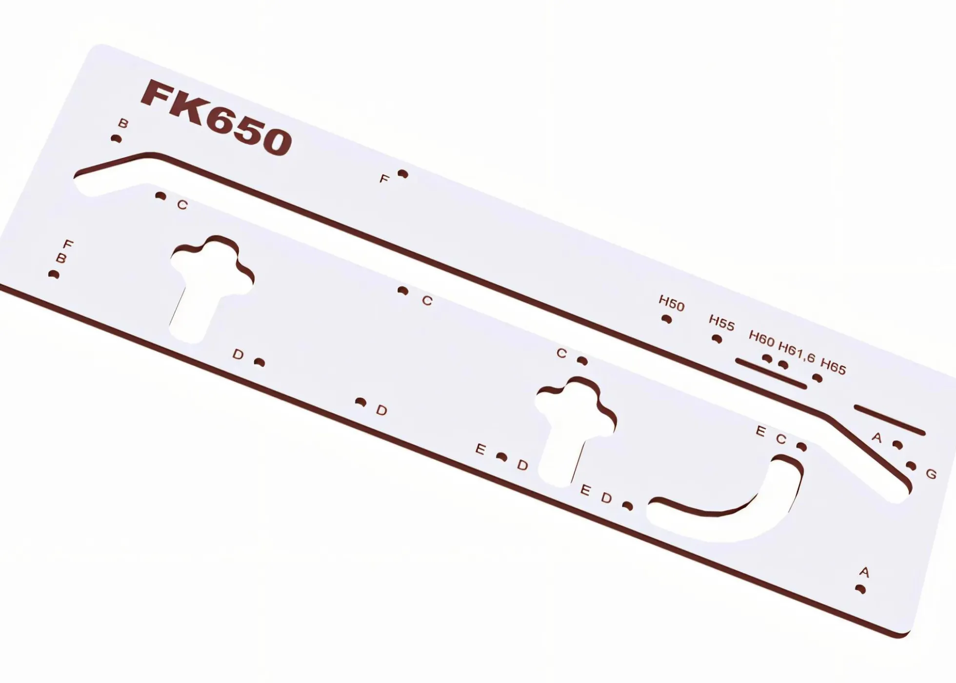 FrässchabloneFK650 für Arbeitsplatten