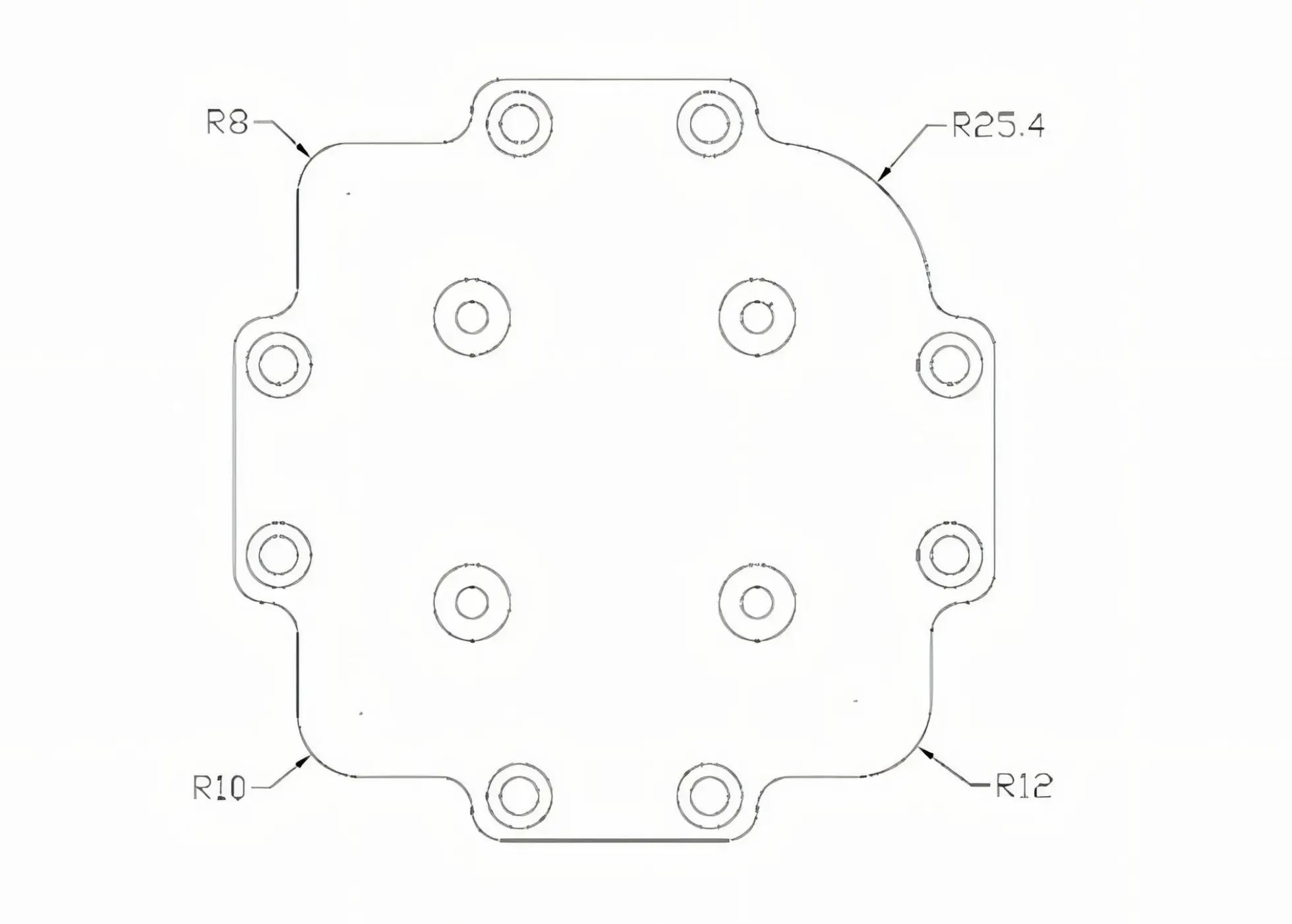 Frässchablonen Set für Außenradius