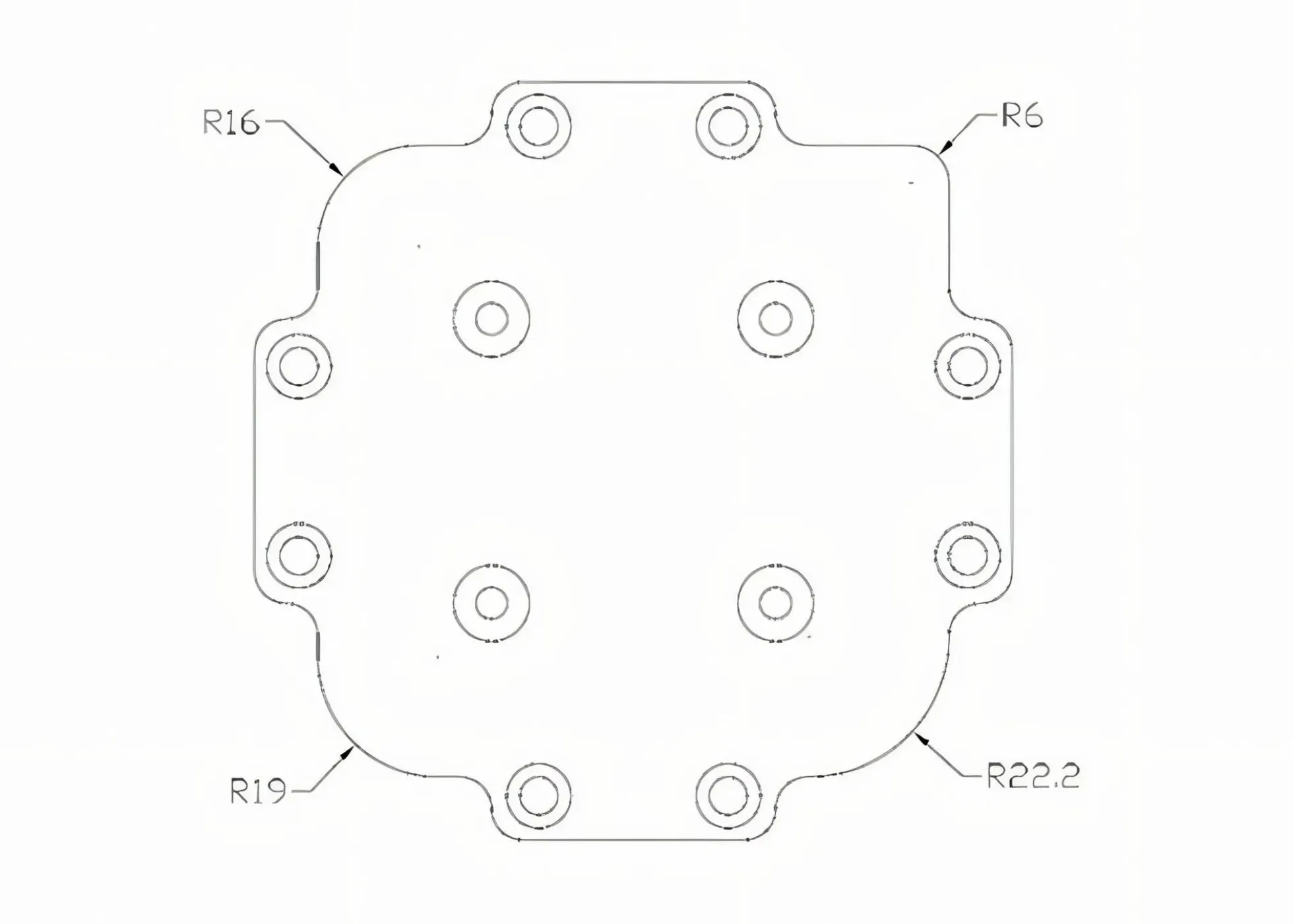 Frässchablonen Set für Außenradius