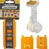 Gelbe StealthMounts Werkzeughalterungen für DeWalt XR, 4 St.