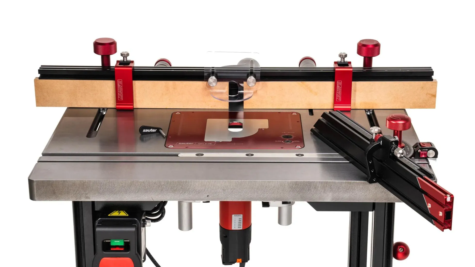 Harvey Frästisch PURE-2 mit sauter Fräslift OFL3.0