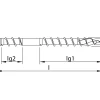 HECO-TOPIX-plus A2 5,0 x 60, Terrassenschr., Linsenkopf,