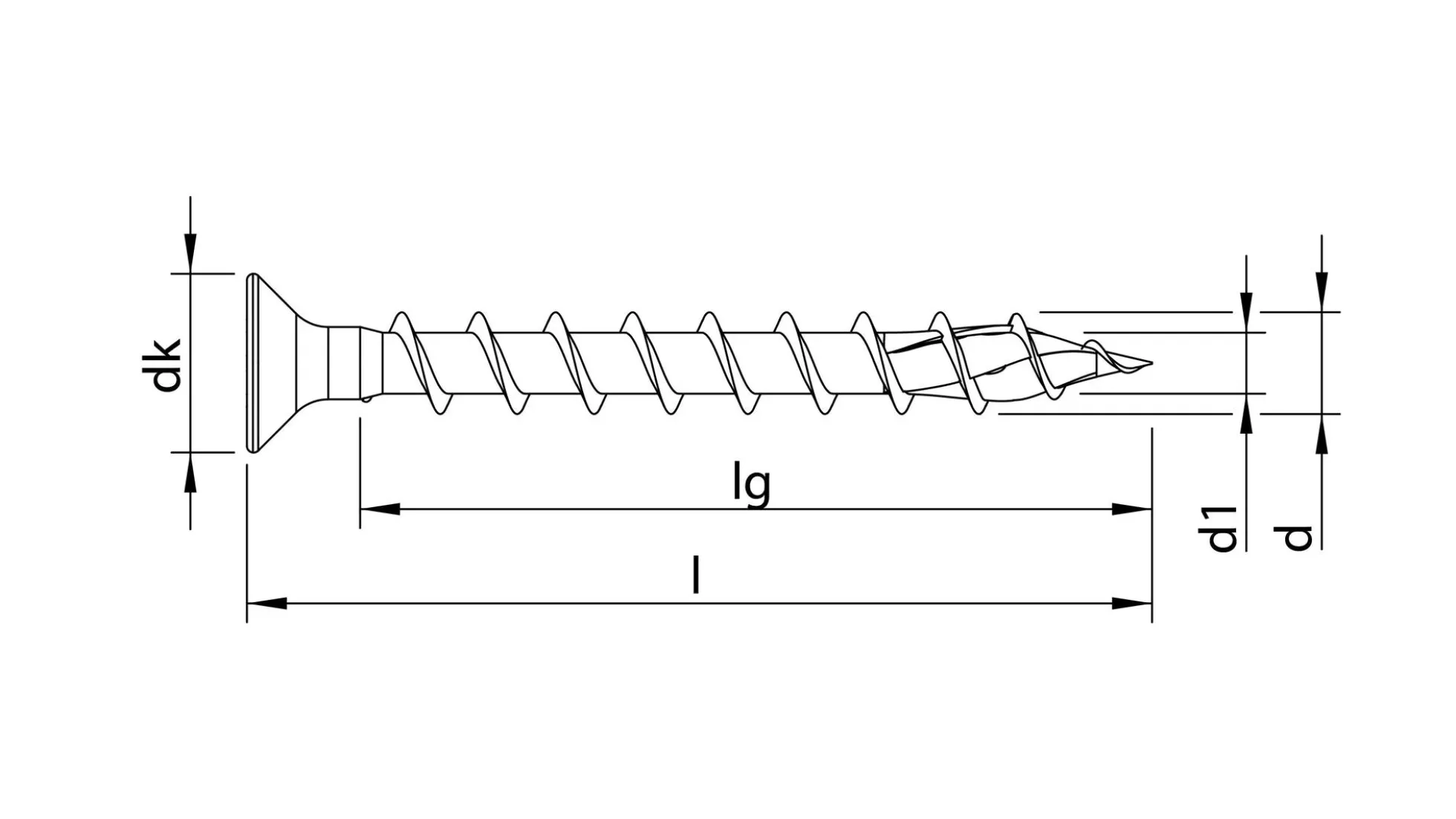 HECO-TOPIX-plus 4,5 x 40, Beschlagschraube, Senkkop, HECO-Drive, VVG, A3K, 500 Stück