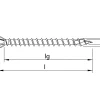 HECO-TOPIX-plus 4,5 x 60, Dielenschraube, Linsenkopf, T-Drive, VVG, A3K, 200 Stück