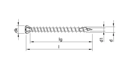 HECO-TOPIX-plus 3,5 x 60, Dielenschraube, Linsenkopf, T-Drive, VVG, A3K, 200 Stück