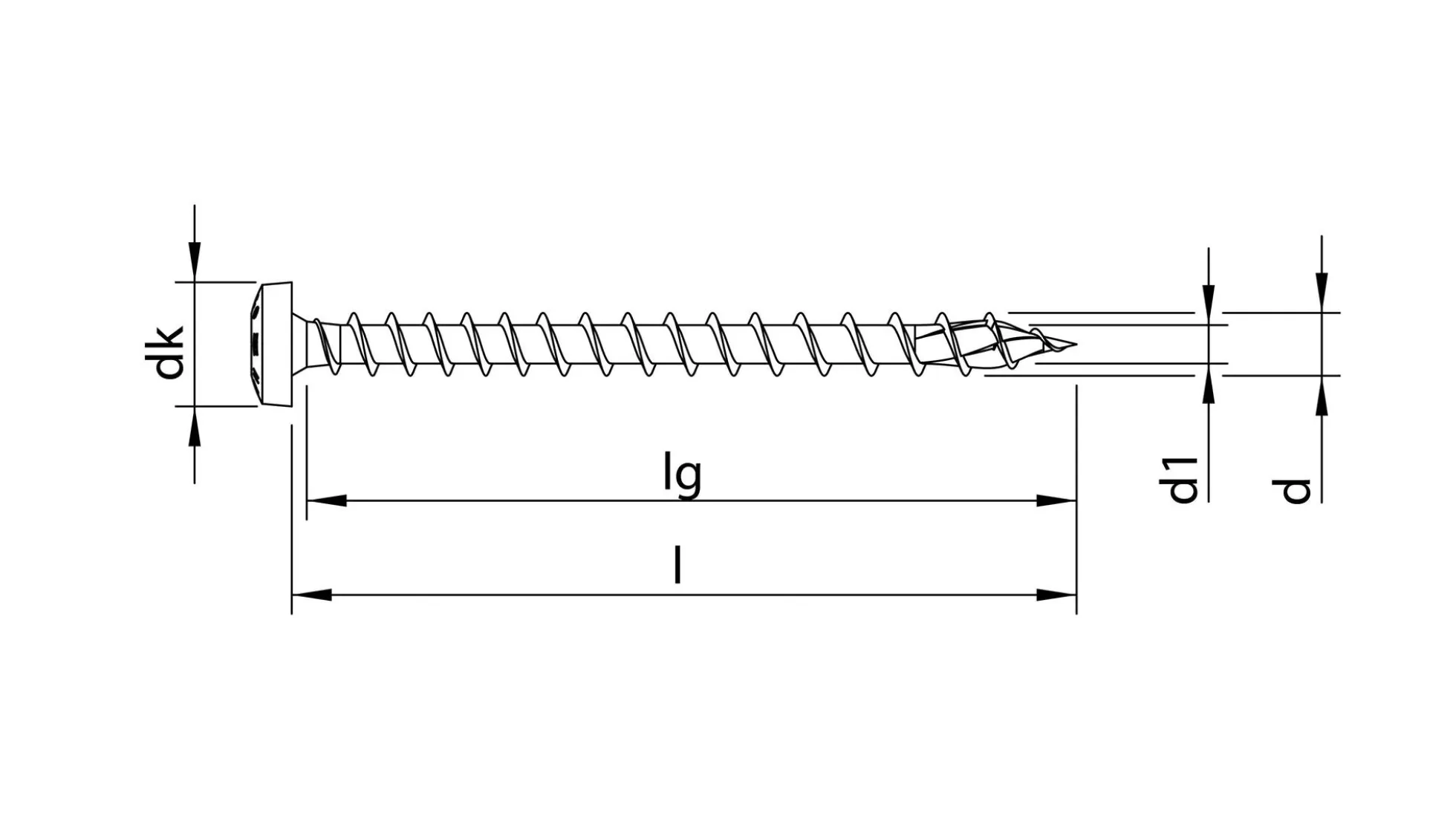 HECO-TOPIX-plus 4,0 x 50, Rundkopfschraube, T-Drive, VVG, A3K, 500 Stück