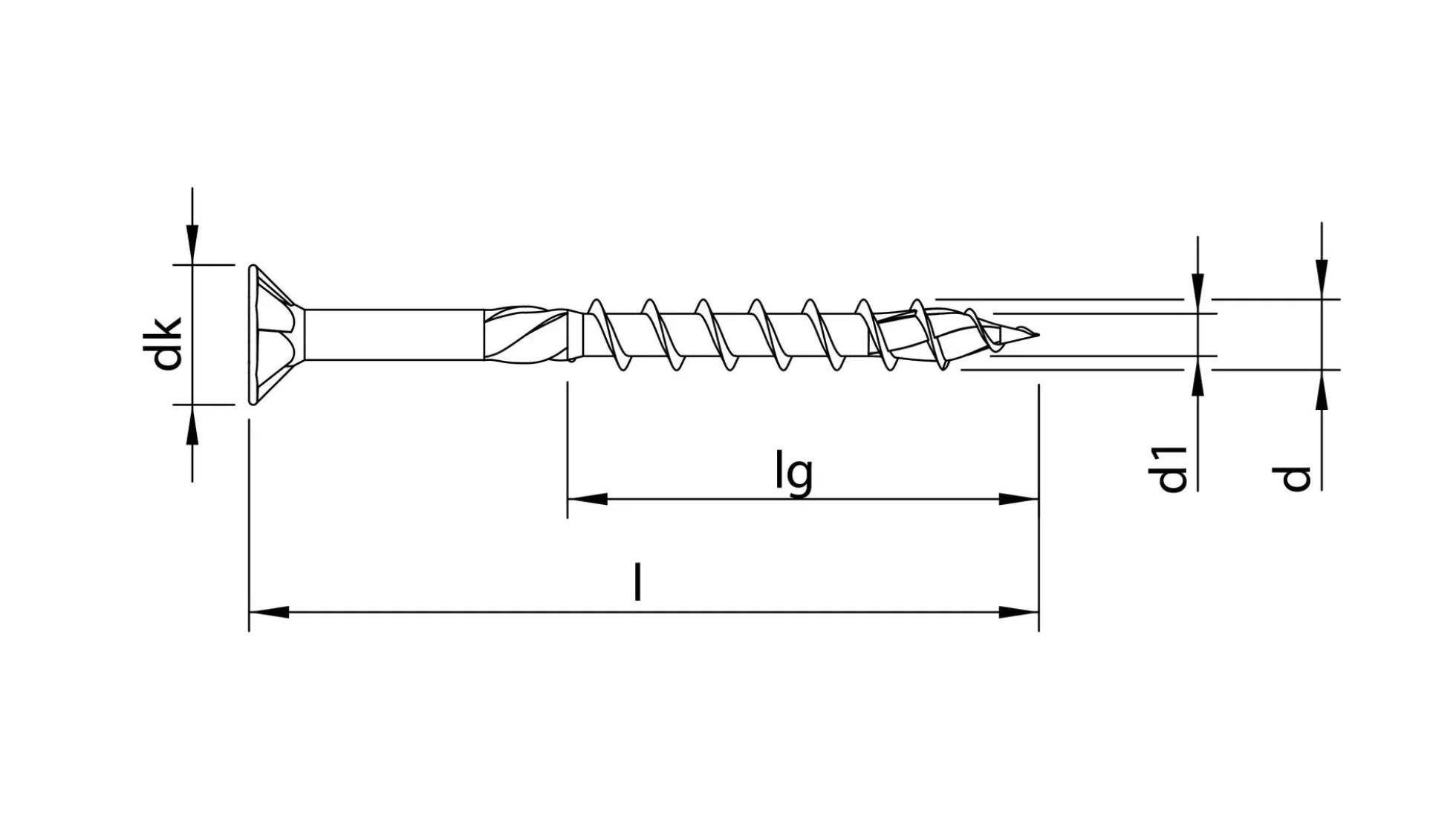 HECO-TOPIX-plus 3,0 x 30, Senkkopfschraube, T-Drive, TG, A3K, 1000 Stück