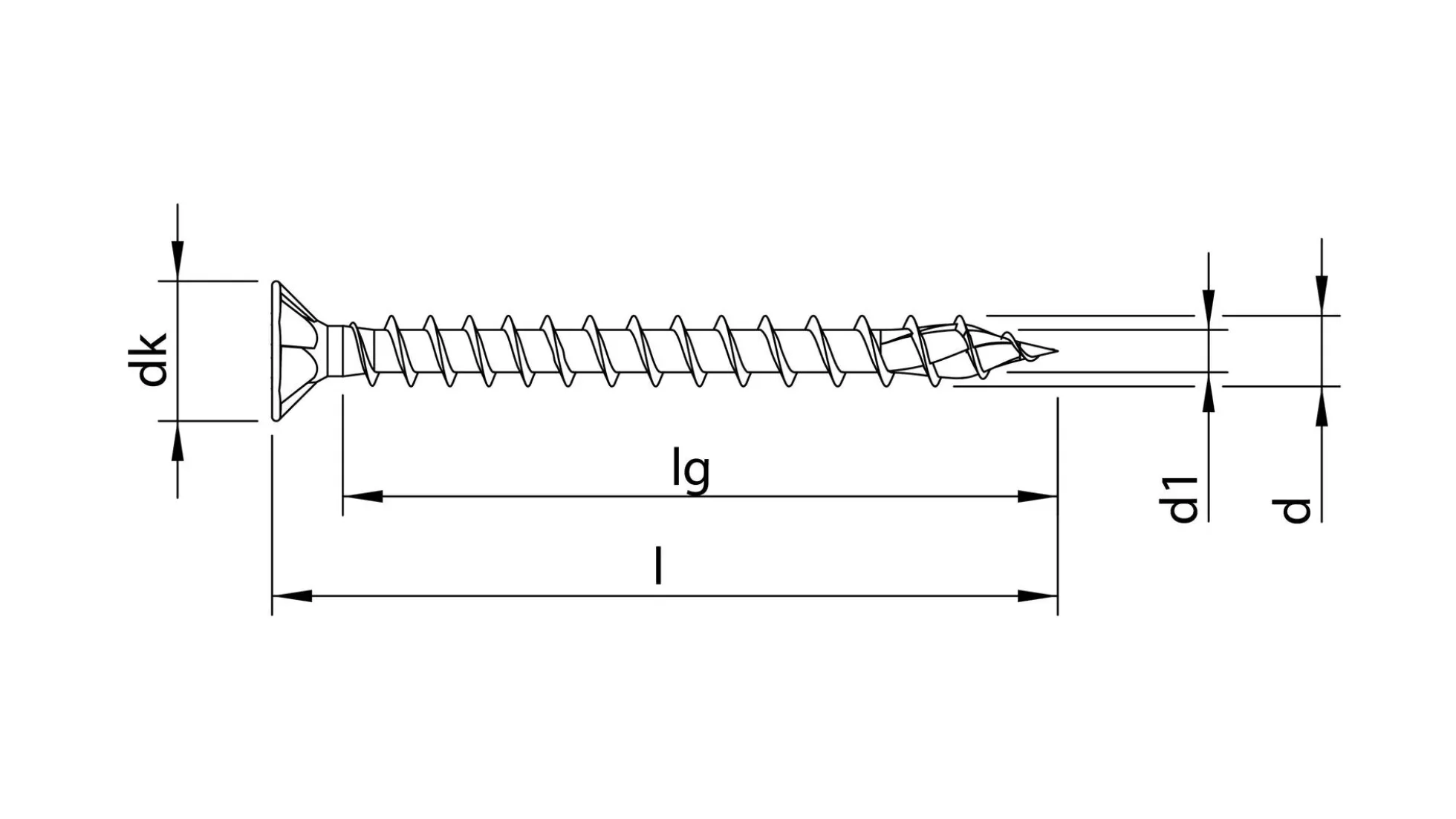 HECO-TOPIX-plus 4,5 x 50, Verlegeschraube, HECO-Drive, VVG, A3K, 200 Stück