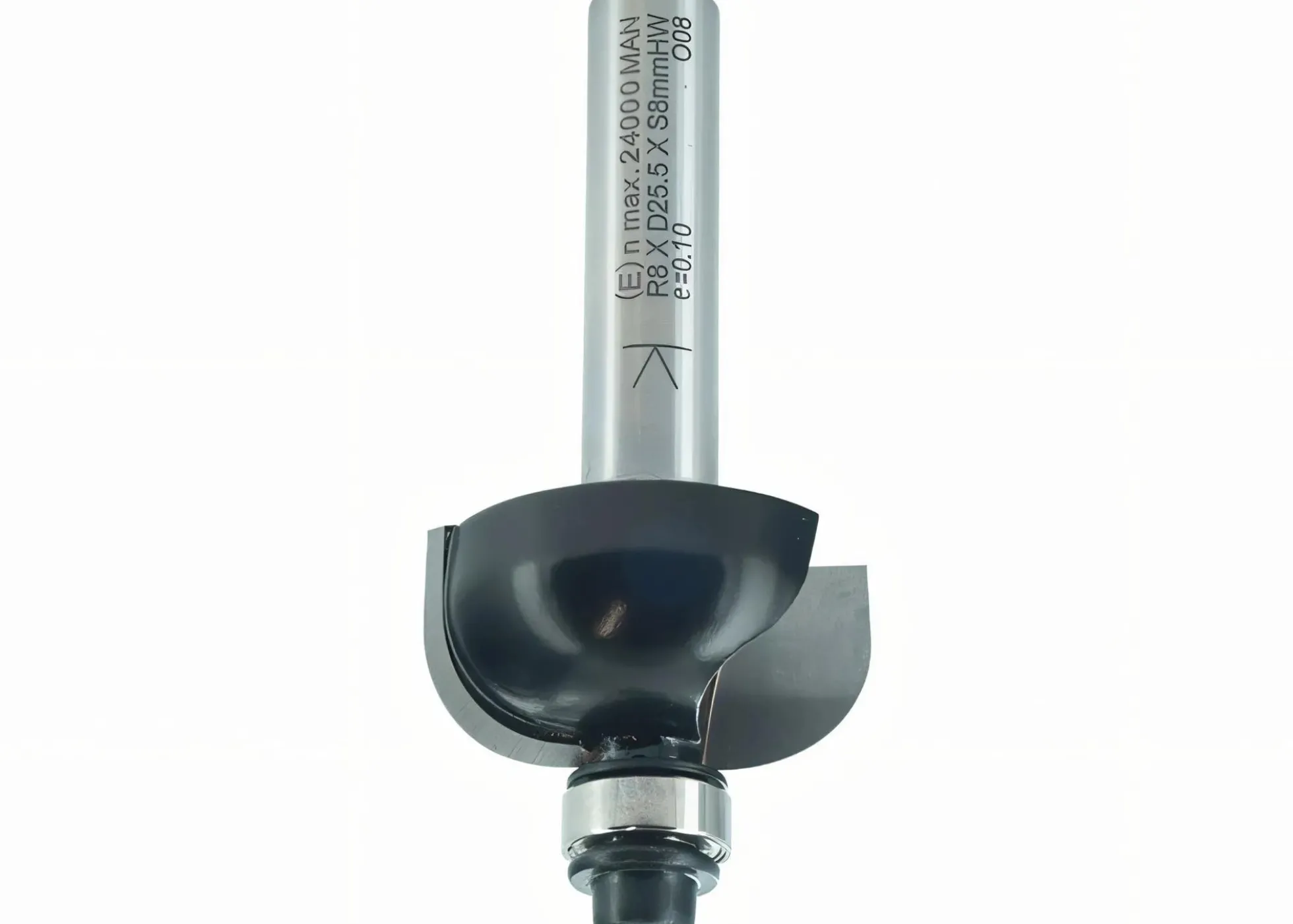 Hohlkehlfräser HM Z2 R: 8mm NL: 12,7mm